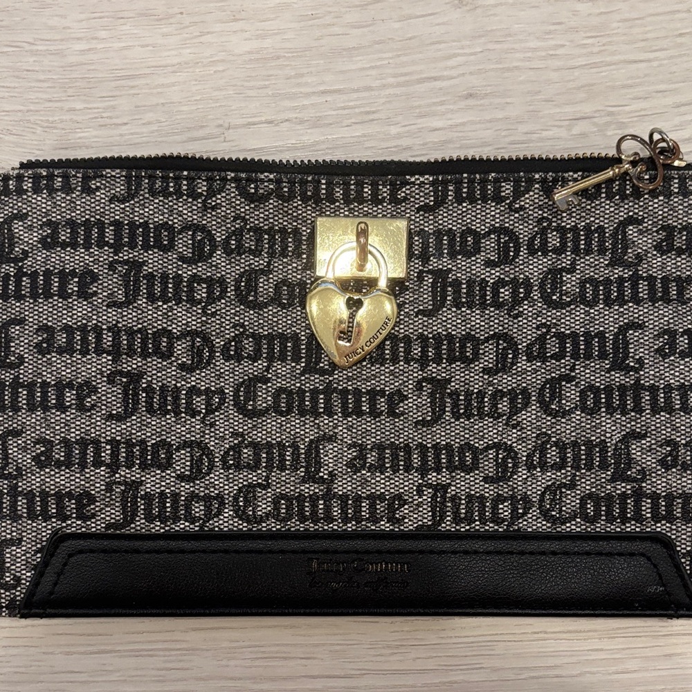 Juicy Couture Black and White Clutch - Picture 2 of 9